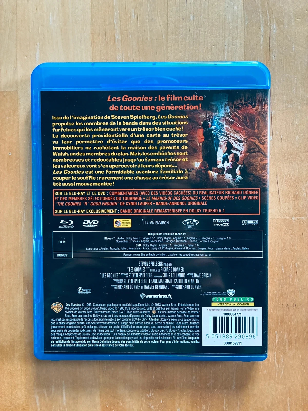 Combo Blu-ray DVD Os Goonies de Richard Donner. – photo 3